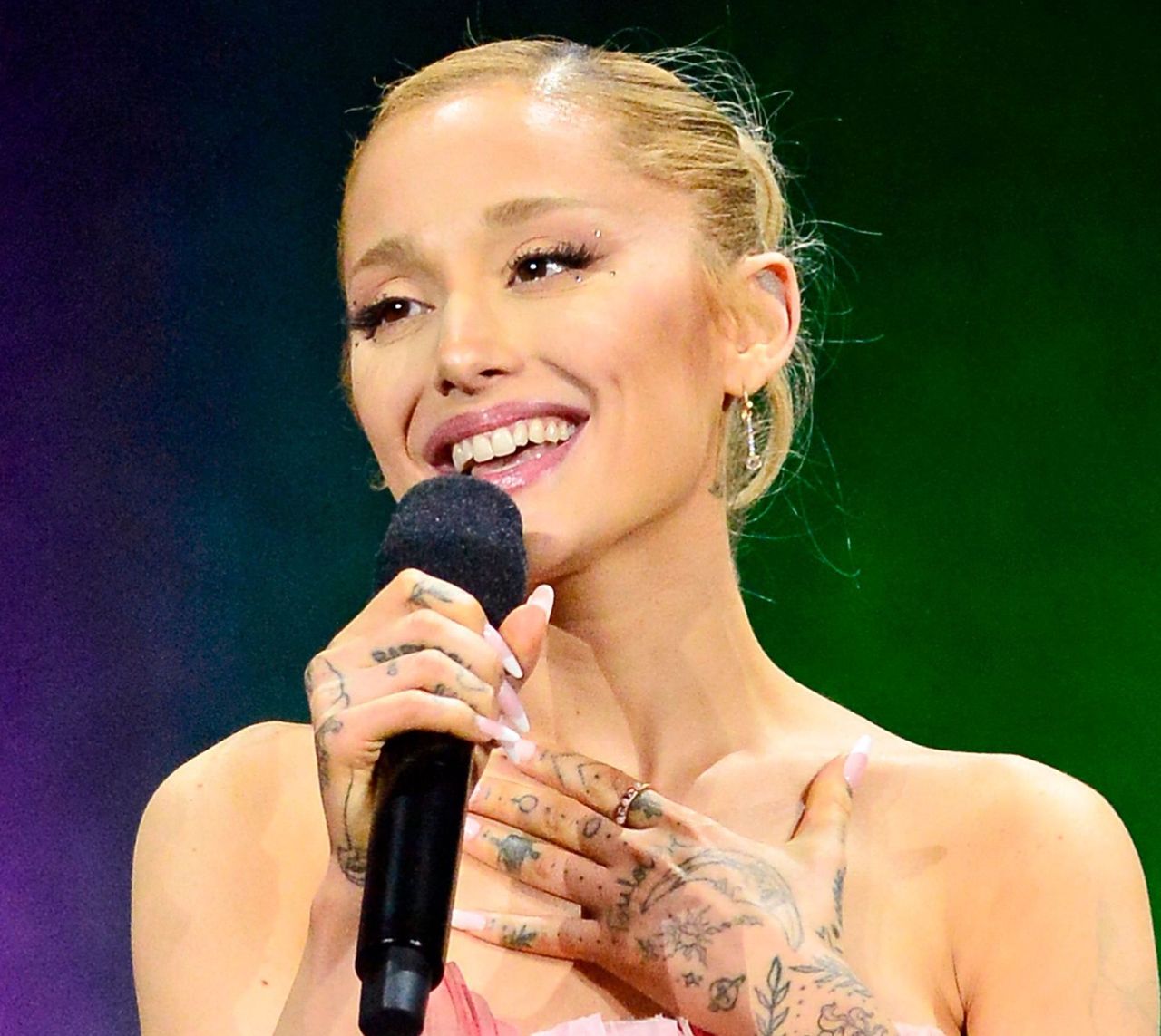 Ariana Grande at the &#039;Wicked&#039; conference in Las Vegas CinemaCon April 2024