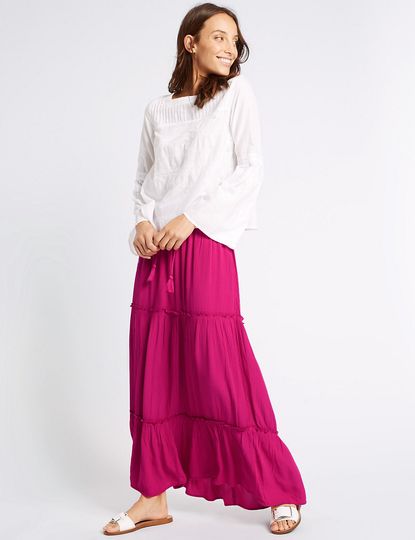Maxi skirts and dresses