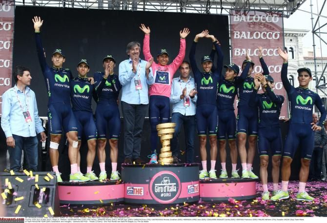 Movistar and Quintana celebrate