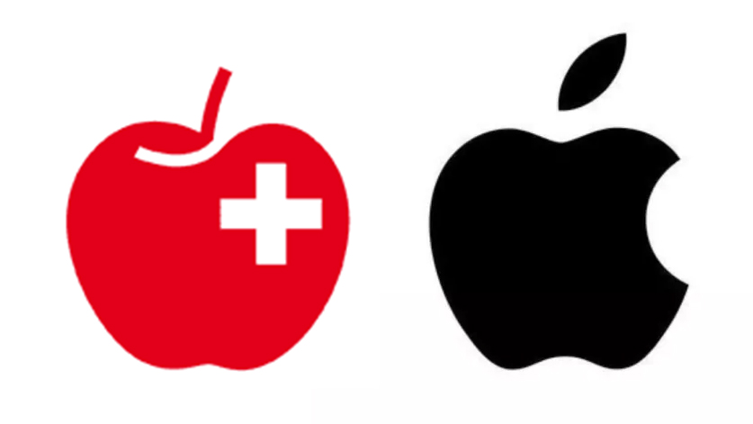 red apple logo