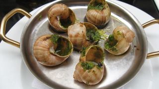 Snails French food
