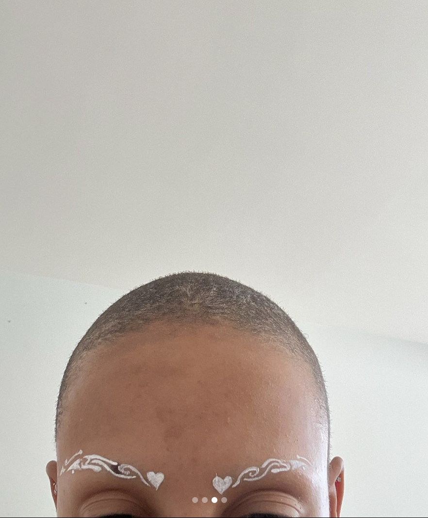 doja cat eyebrow art