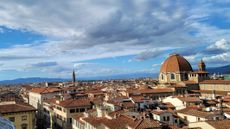 The author's photo of the view from the Duomo of Forence, Italy.