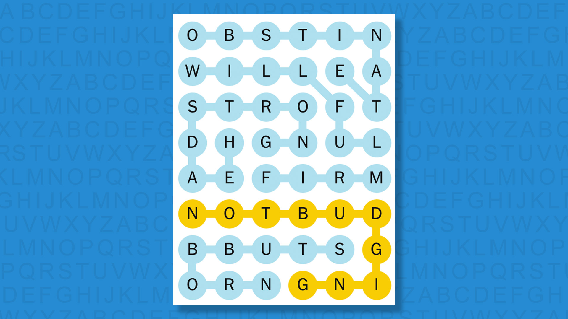 NYT Strands answers for game 852 on a blue background