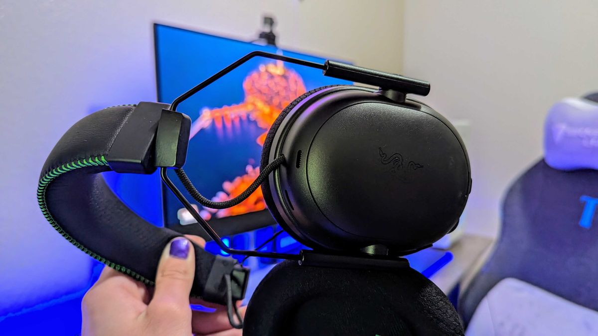 Image of the Razer BlackShark V3 Pro wireless gaming headset.