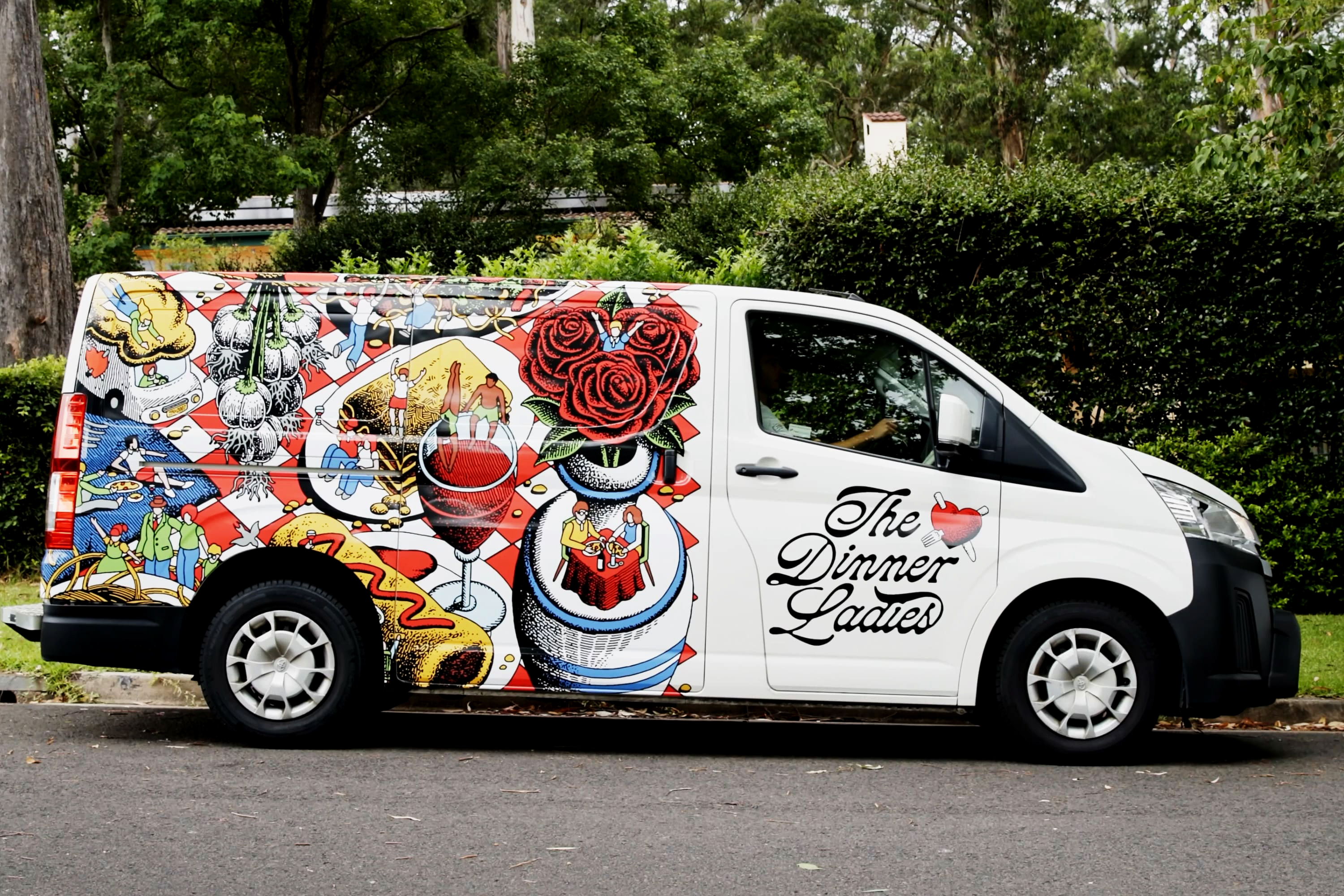 The Dinner Ladies branding campaign