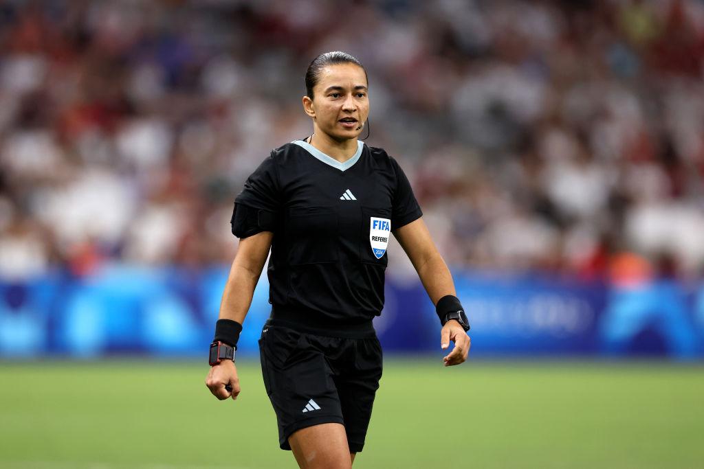 Edina Alves on the pitch