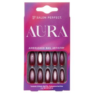 Salon Perfect: Nail 196 Aura Deep Purp Magnetic