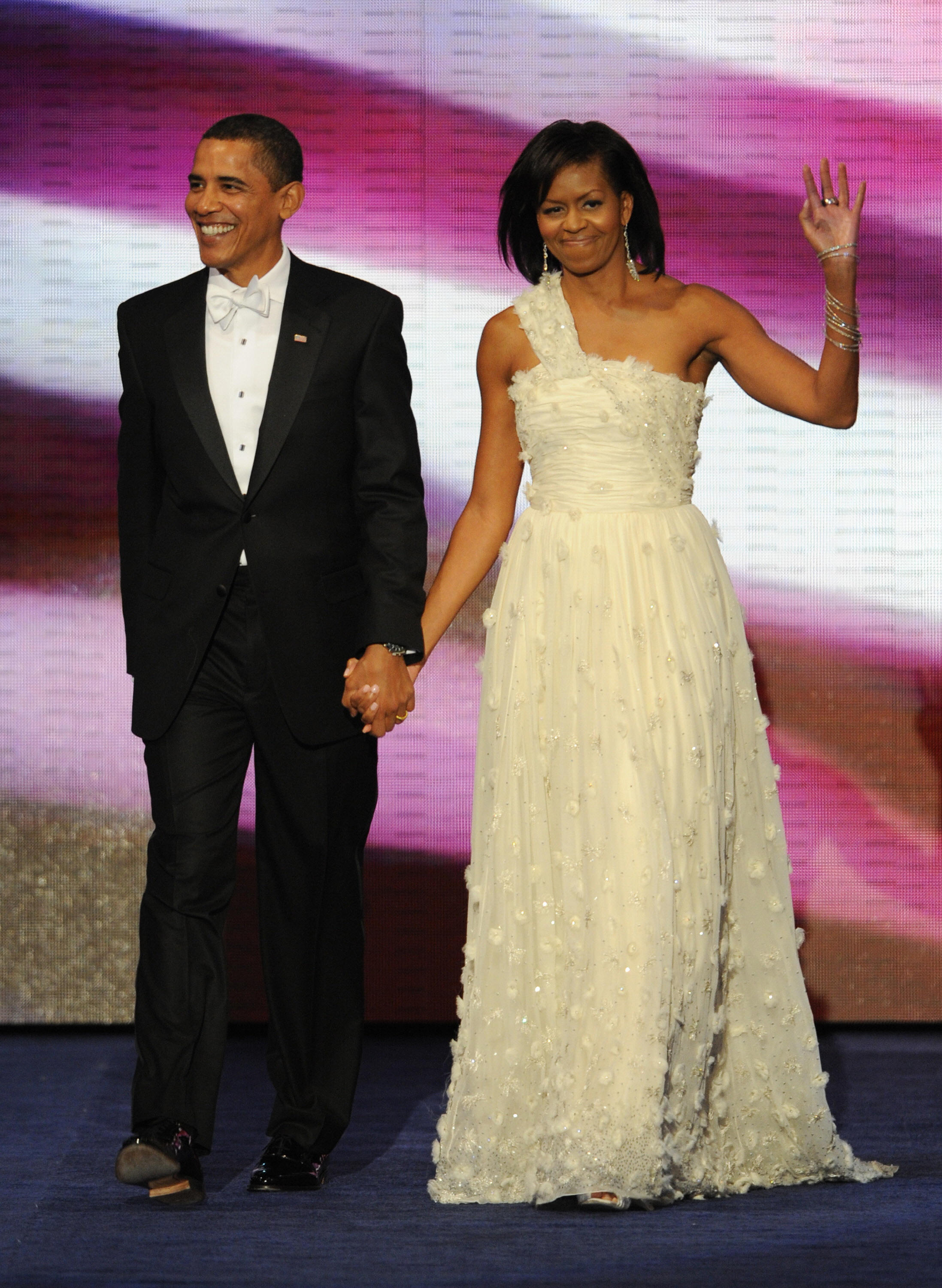Michelle Obama at the 2009 inaugural ball
