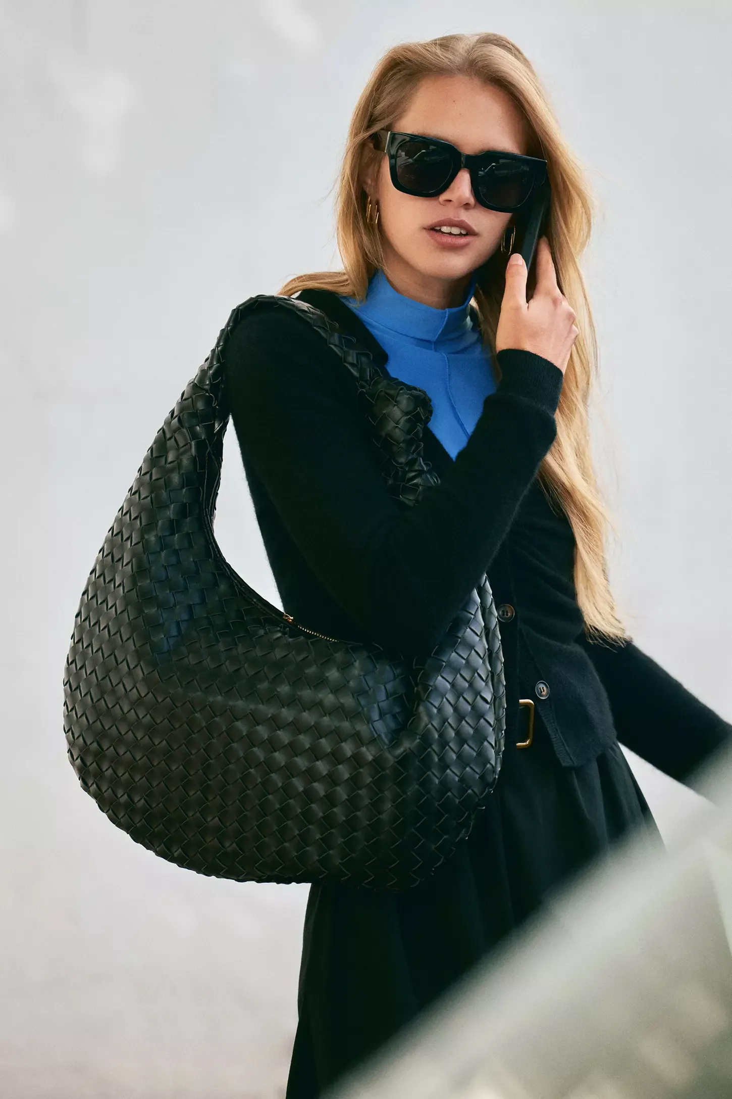 Model wearing the Oversized Melie Bianco