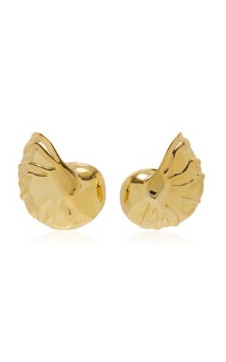 The Ursula Gold-Plated Shell Earrings