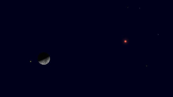 Celebrate NASA's Perseverance Mars rover landing by spotting the Red Planet  near the moon tonight | Space