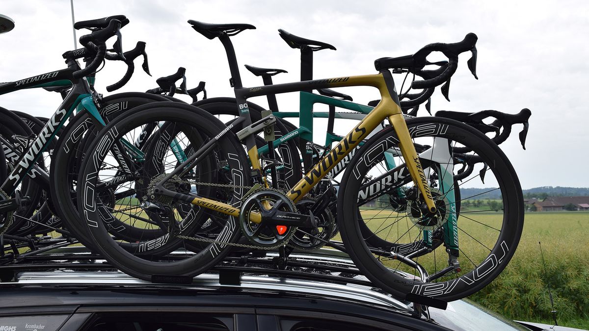 Peter Sagan had one of his Sagan Collection S-Works Tarmacs on the race as a spare bike
