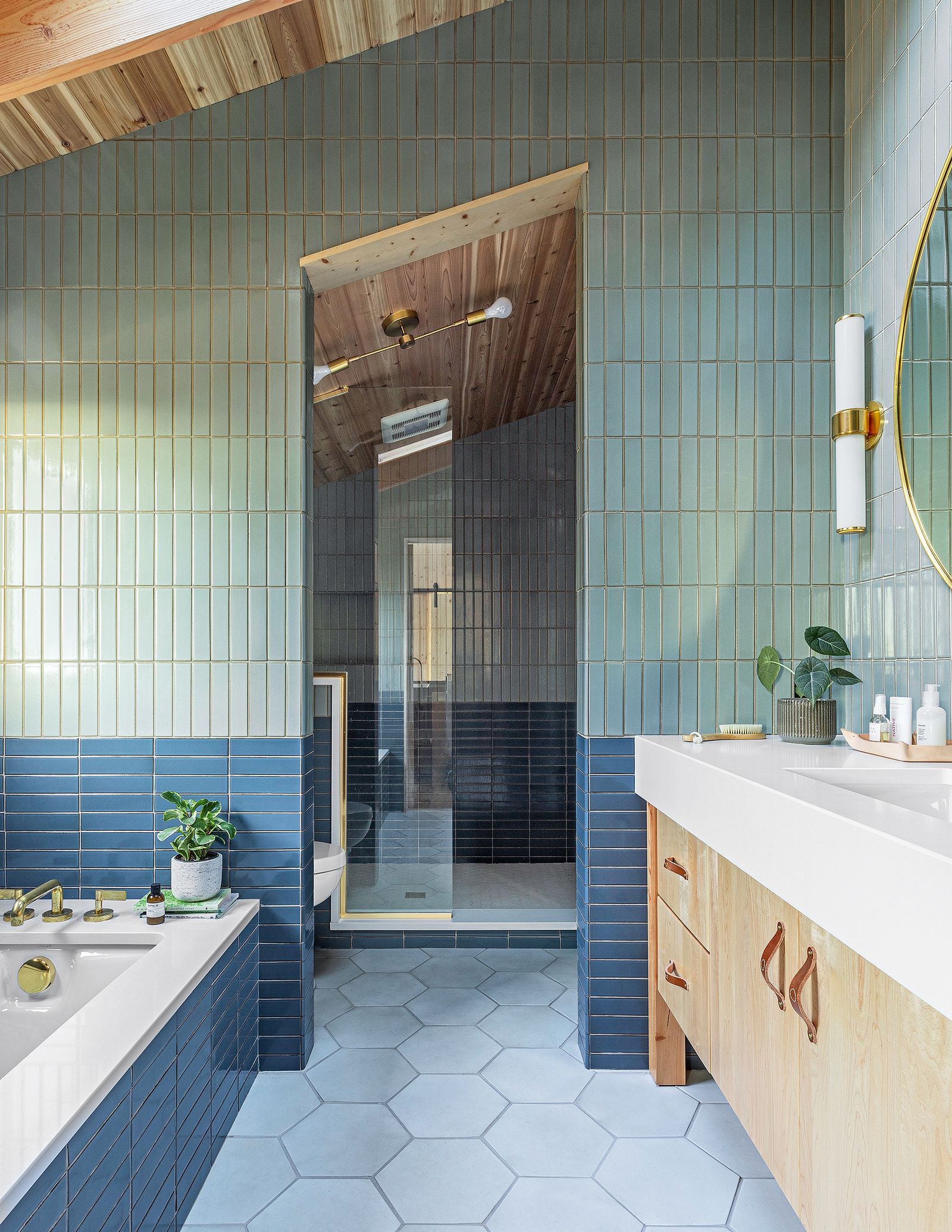 Blue and gray bathroom ideas: 11 calming schemes to inspire | Homes and ...