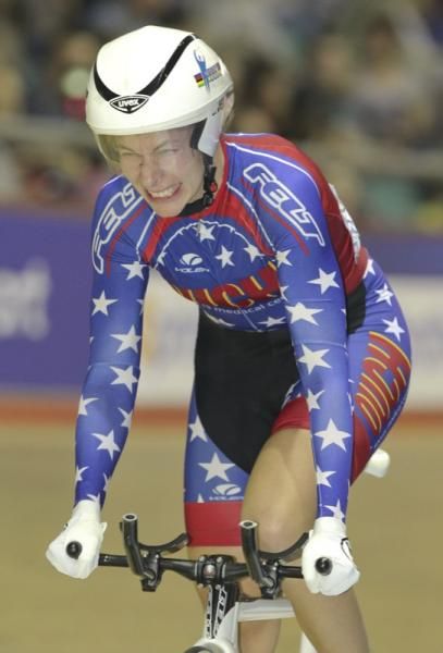 Hammer strains to get speed in the omnium tt