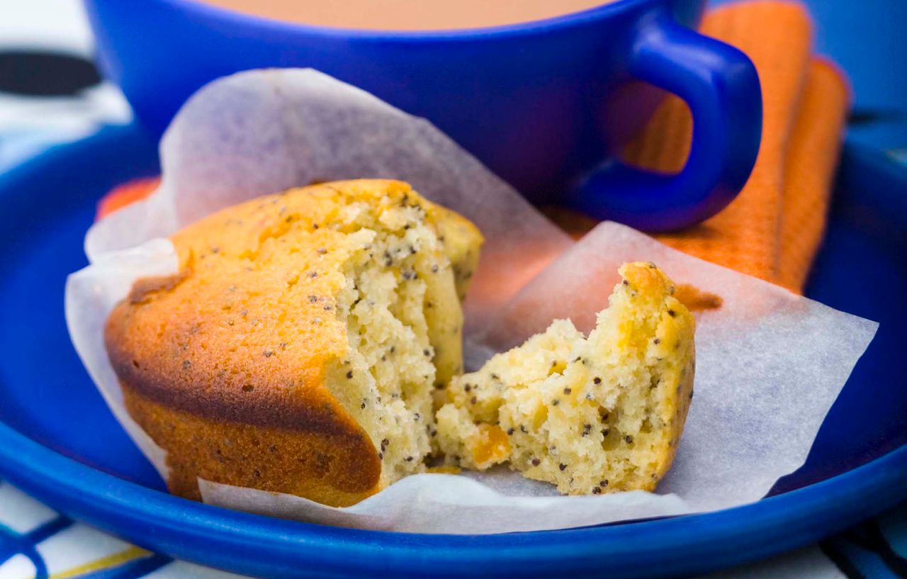 Lemon poppy seed muffins