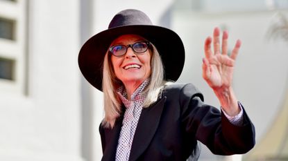 Diane Keaton in Hollywood in 2022