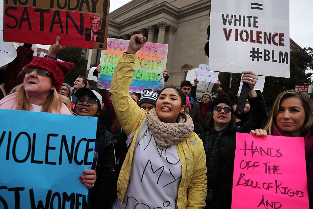 Inauguration protest.