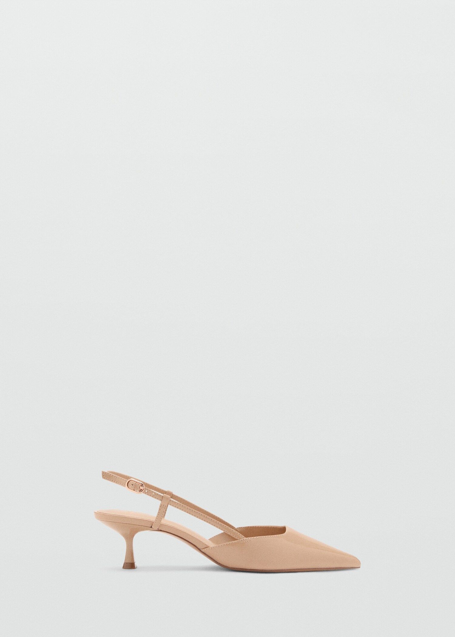 MANGO, Patent Leather-Effect Heeled Shoes