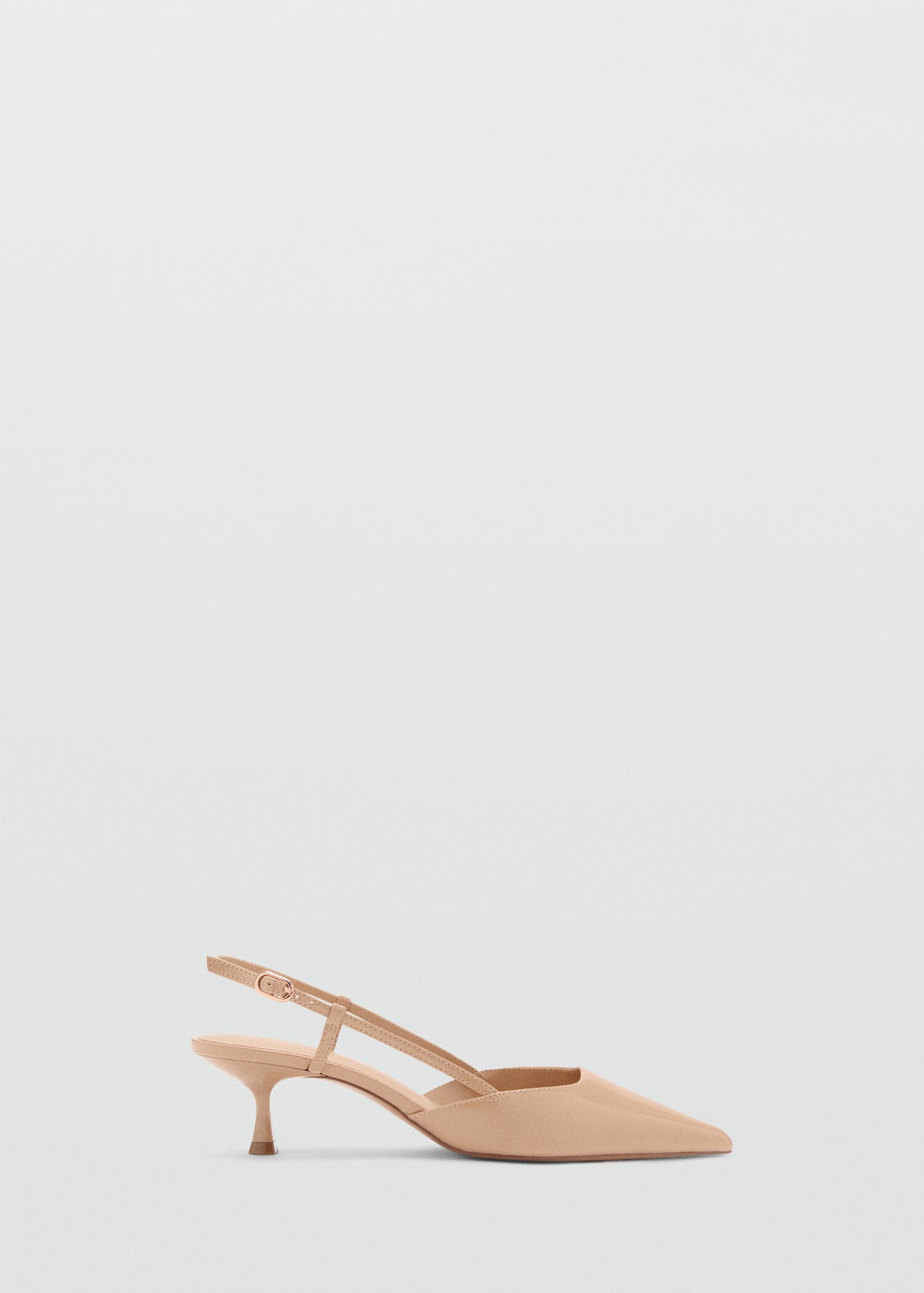 MANGO, Patent Leather-Effect Heeled Shoes