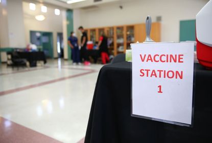 Vaccination site.