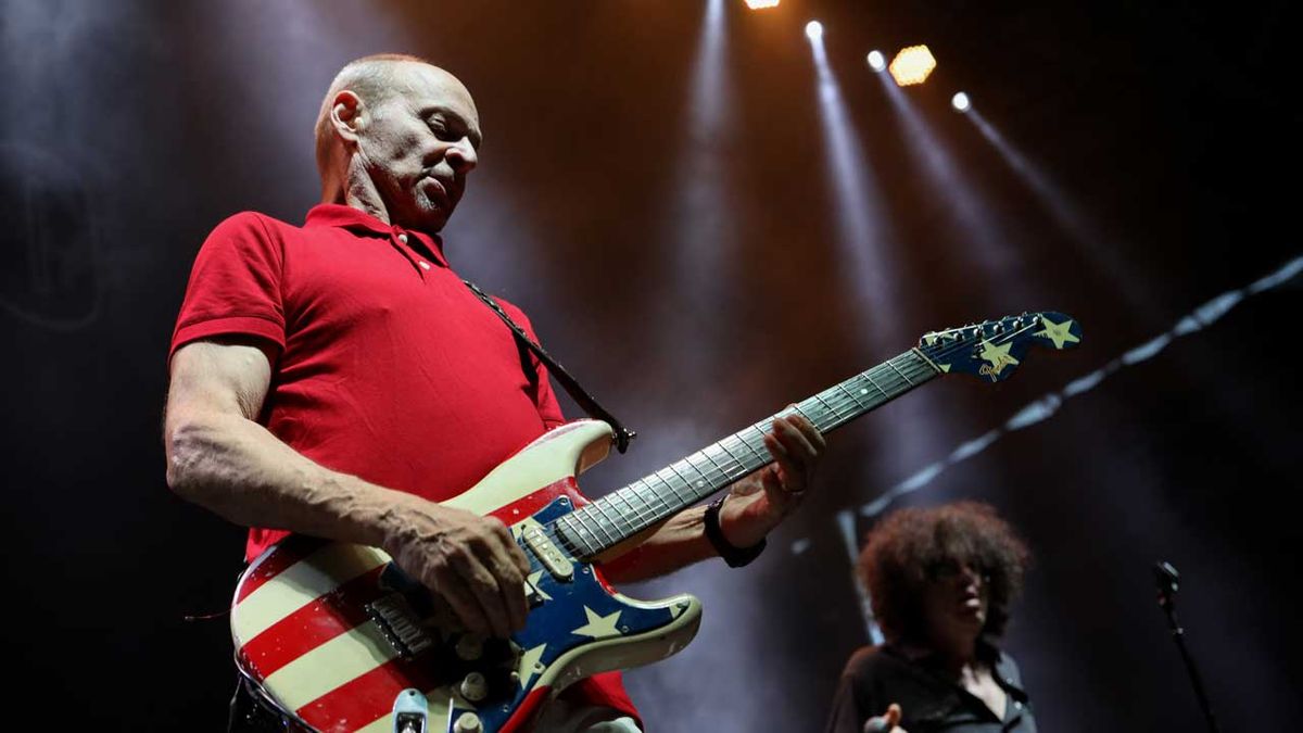 Wayne Kramer onstage with MC50 in 2020