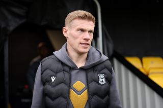 James McClean ahead of Wrexham's FA Cup first round match against Harrogate Town, November 2024