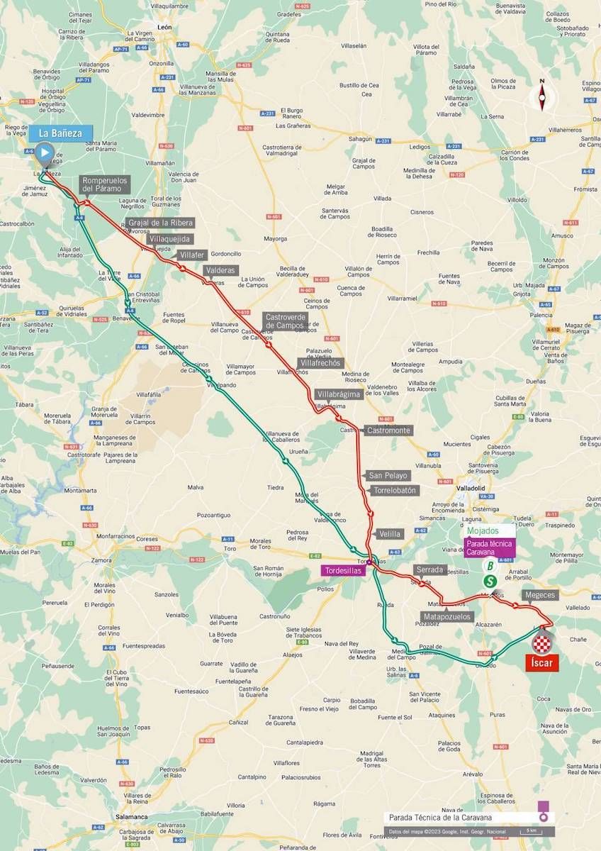 Route of stage 19 of la Vuelta a Espa&ntilde;a 2023