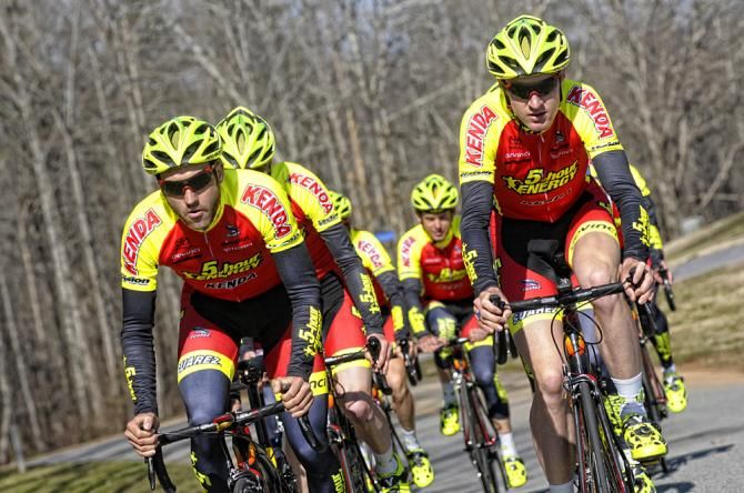 The 2014 5-Hour Energy/Kenda team's Jake Keough and Sam Bassetti