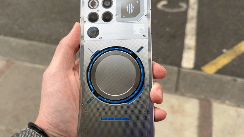 The RedMagic 11 Pro liquid cooling in action