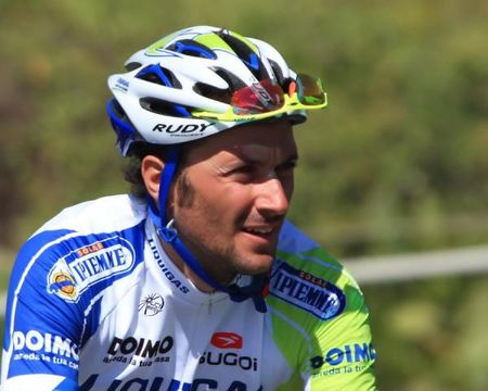 Ivan Basso trains in Tenerife.