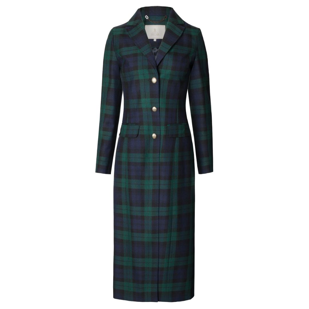 House of Bruar Single Breasted Tartan Coat