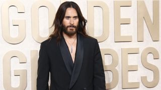 TRON: Ares lead Jared Leto photogeaphed at the 2024 Golden Globes