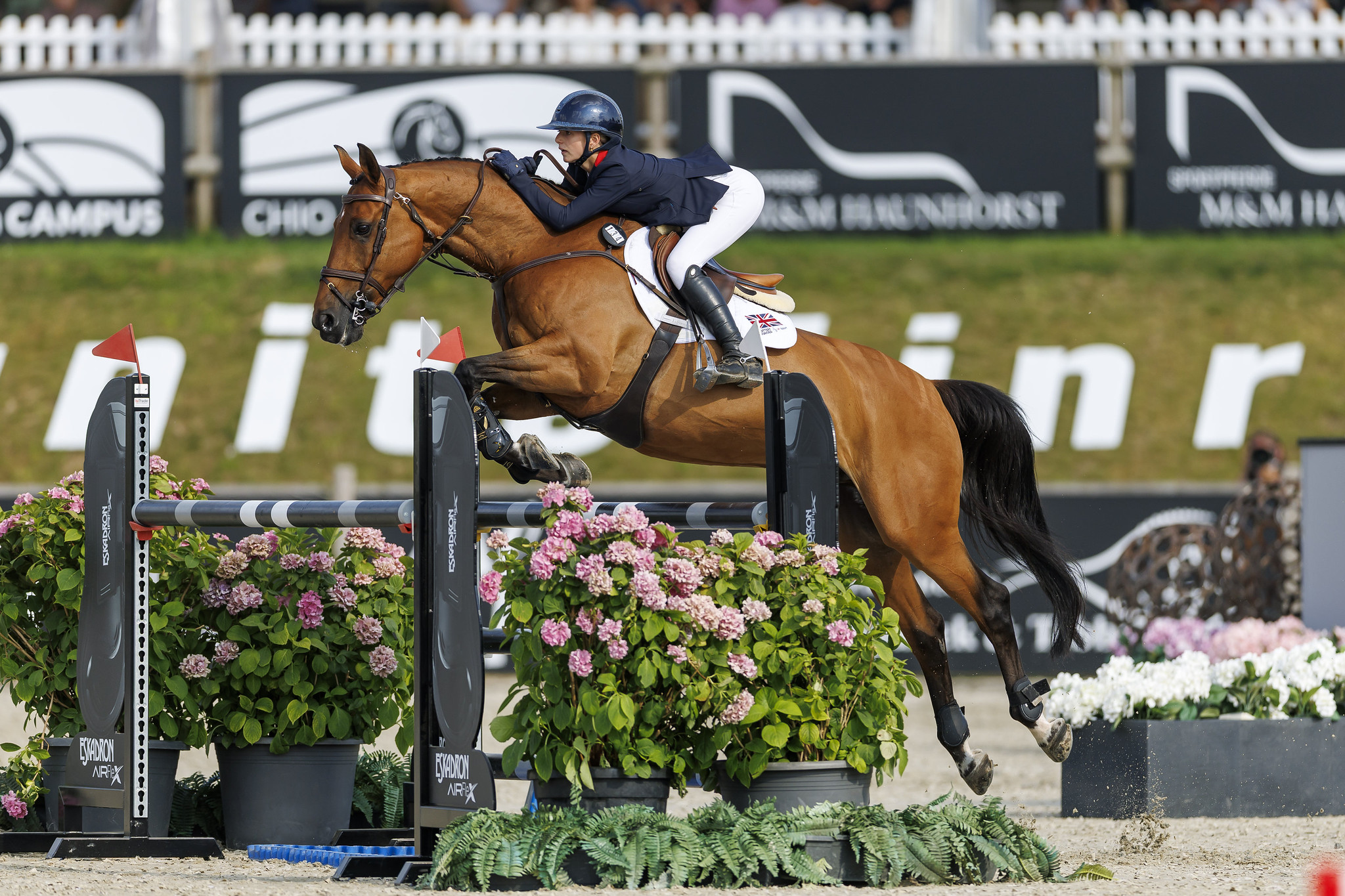Tabby Morgan-Evans and Catoki win individual silver in the Children's European Showjumping Championships