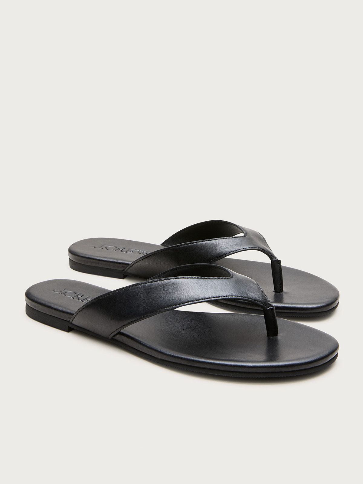 Audrey Slim Thong Sandals in Leather