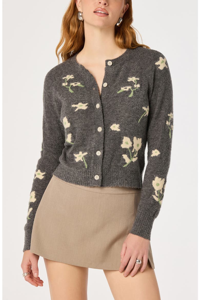 Joy Floral Crewneck Cardigan