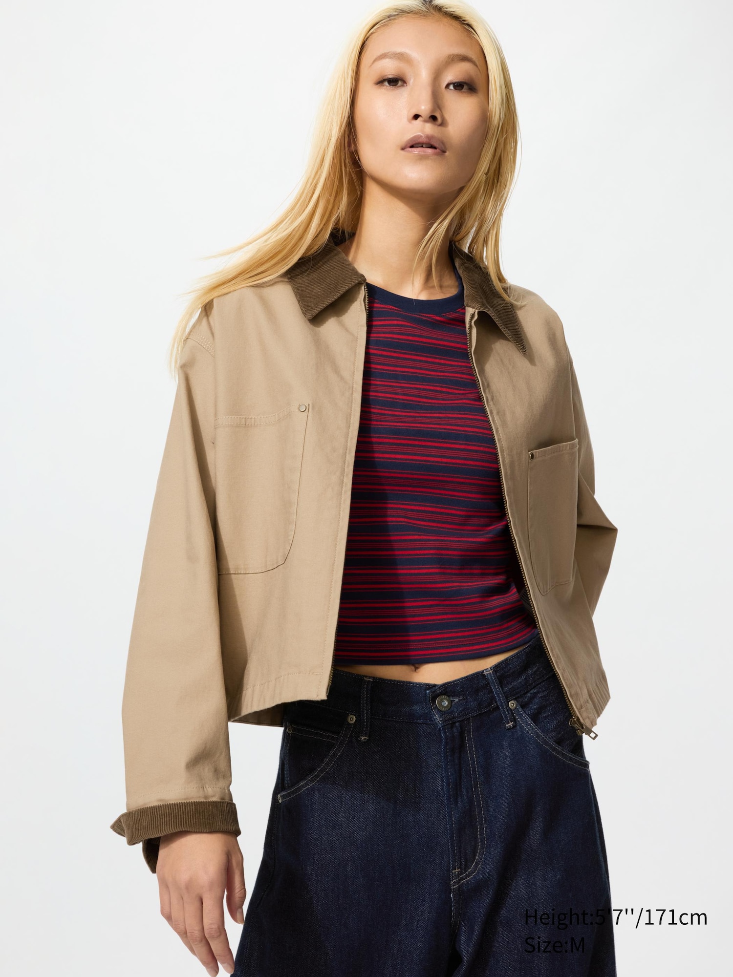 Zip-Up Short Jacket