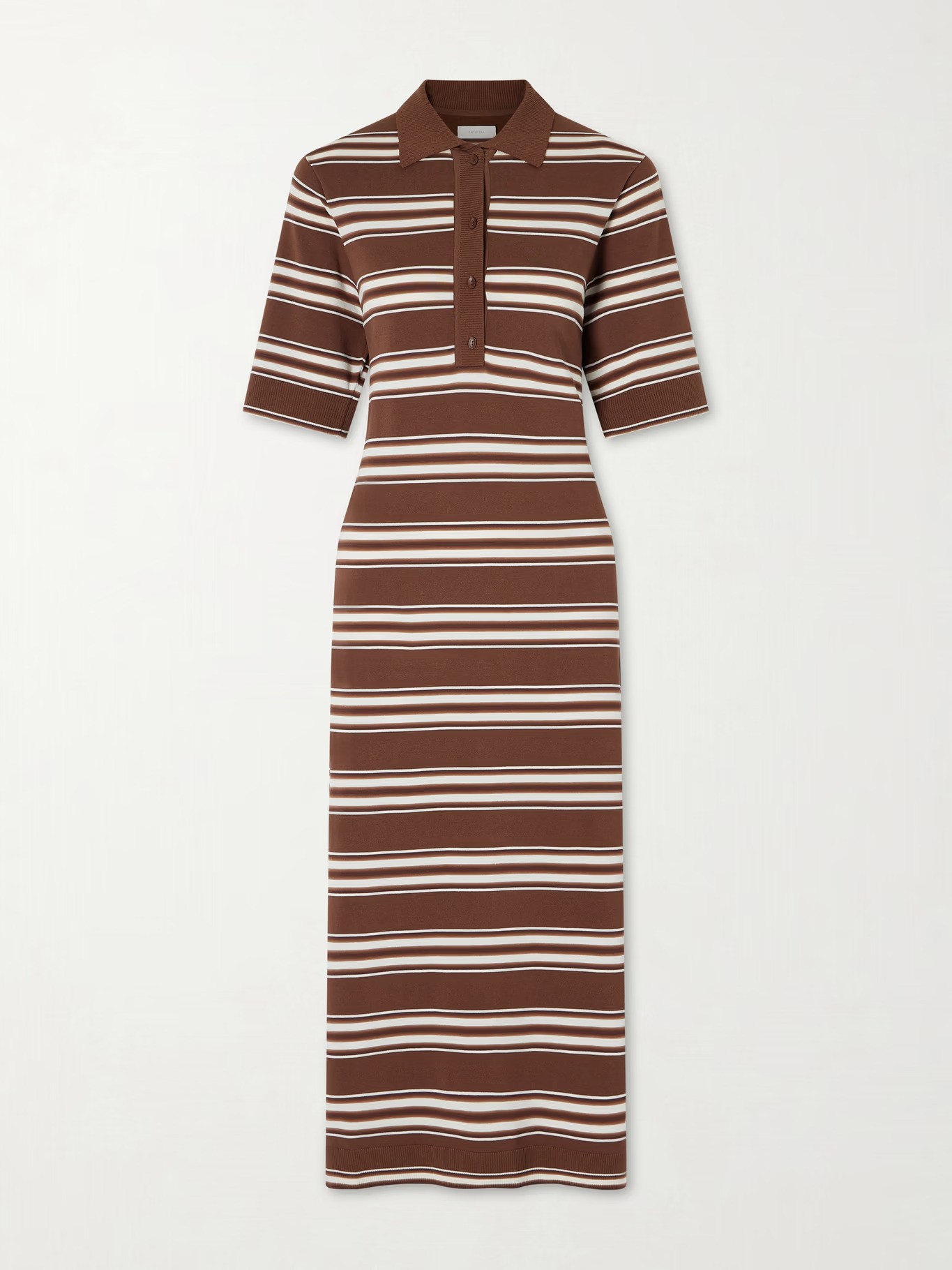 Faithfull , Santiago Striped Cotton-Blend Midi Dress
