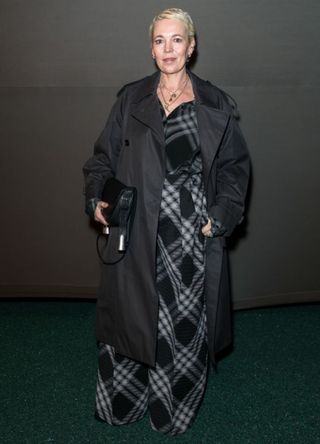Olivia Colman attends the Burberry Winter 2024 show during London Fashion Week on February 19, 2024 in London, England.