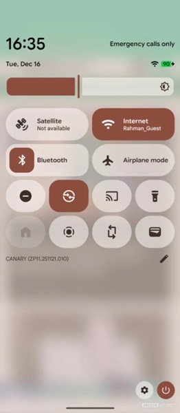 Leaks claim that Google is working on a "Satellite" quick settings menu tile for Android users.
