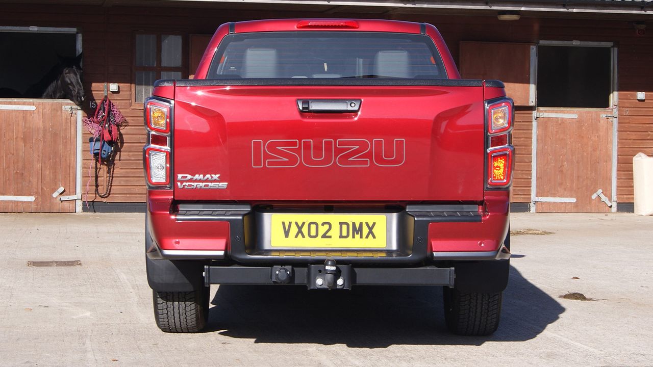 Isuzu D-Max from rear