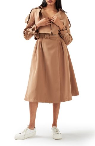 Manhattan Crop Trench Coat