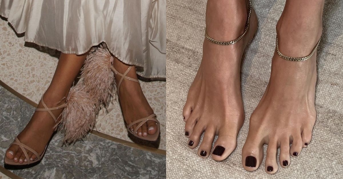 6 Chic Pedicure Colours We're Wearing on Our Toes in December