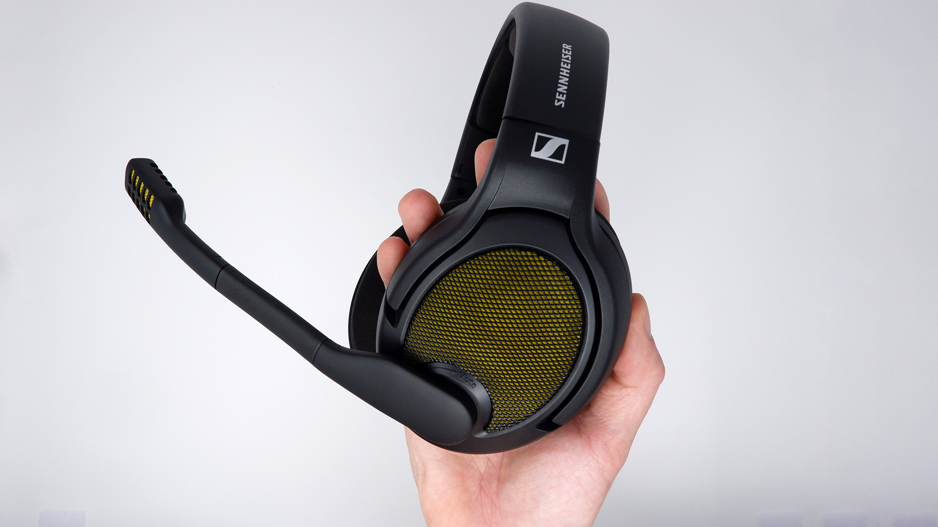 A Drop + Sennheiser PC38X gaming headset