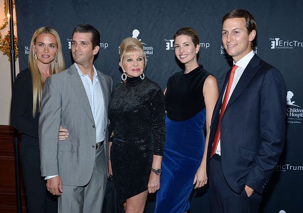 Vanessa Trump, Donald Trump Jr., Ivana Trump, Ivanka Trump, and Jared Kushner.