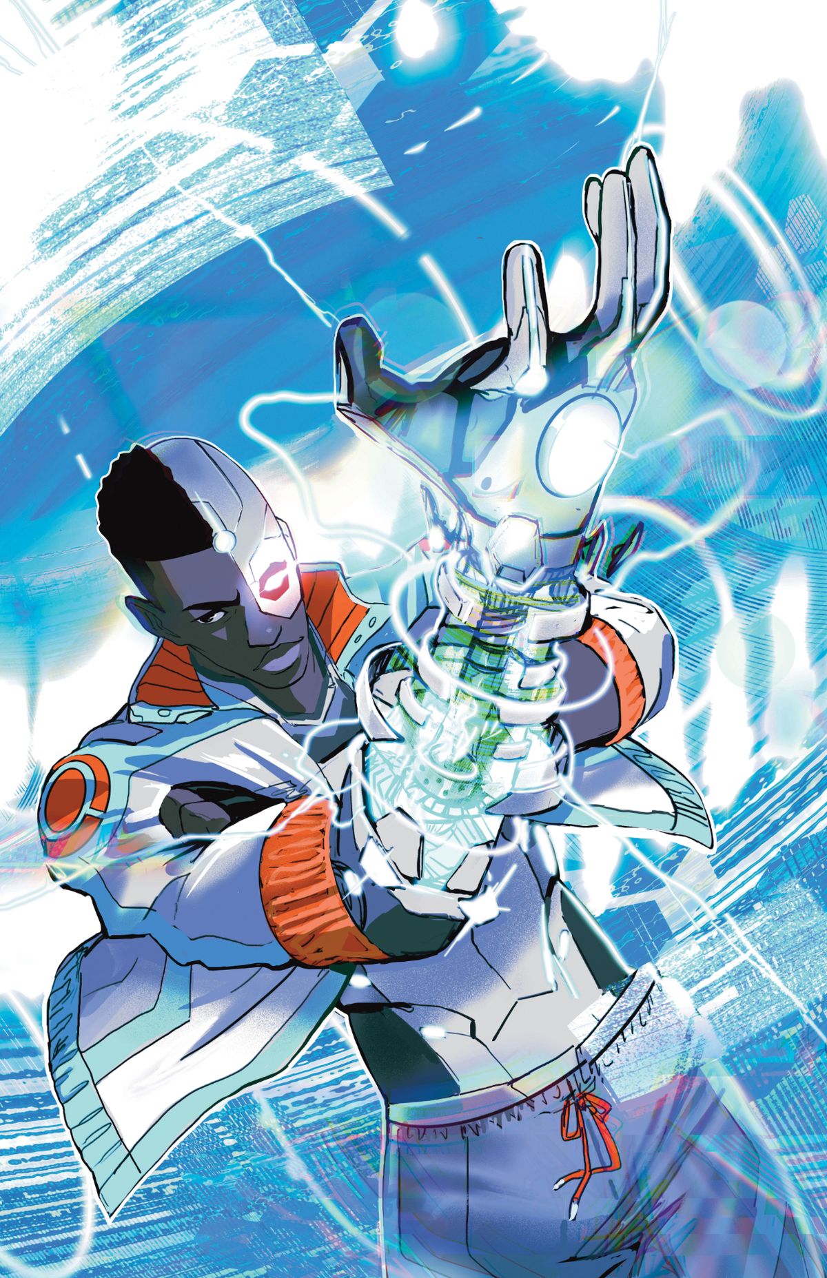 Cyborg #1 covers