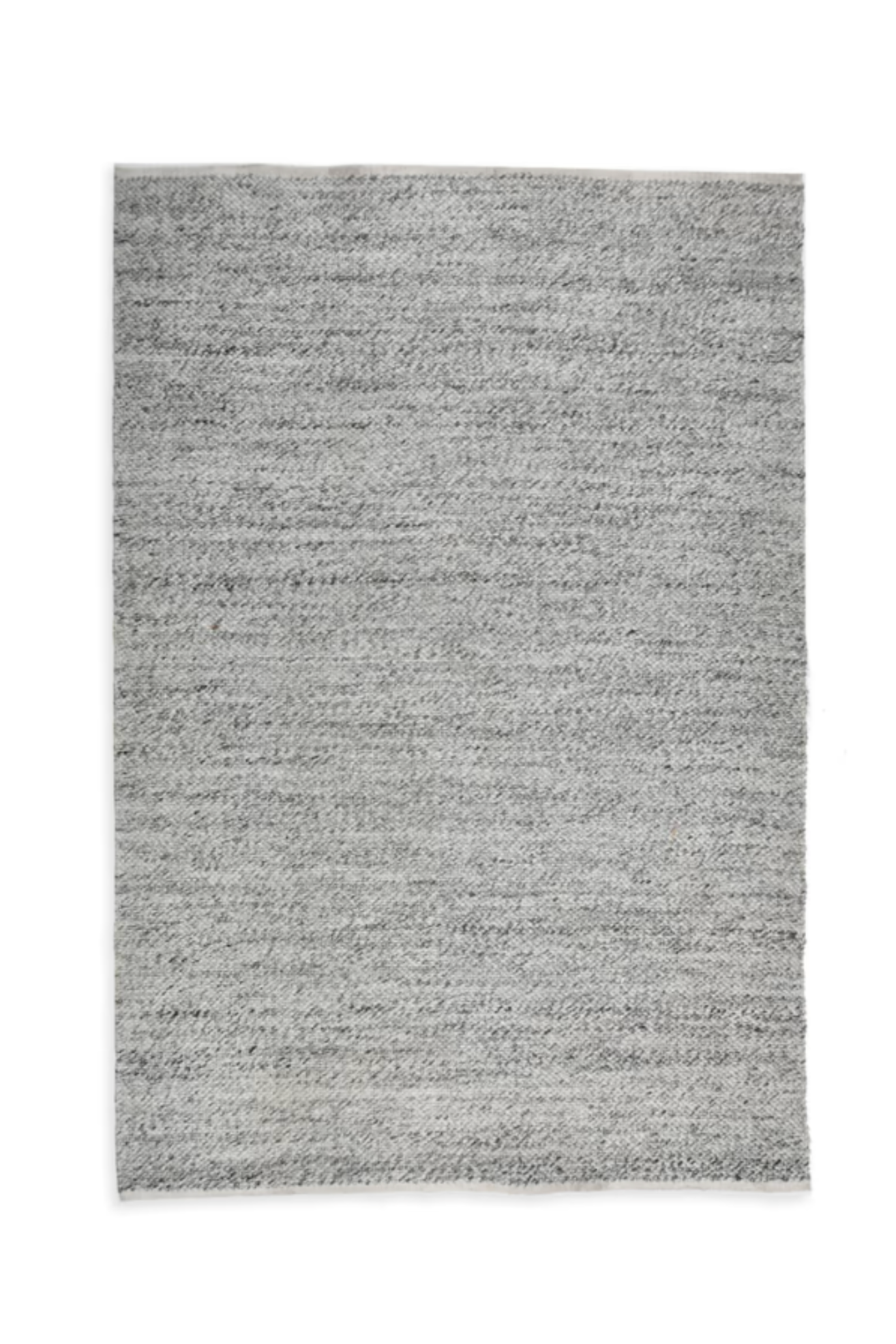A grey jute-effect rug