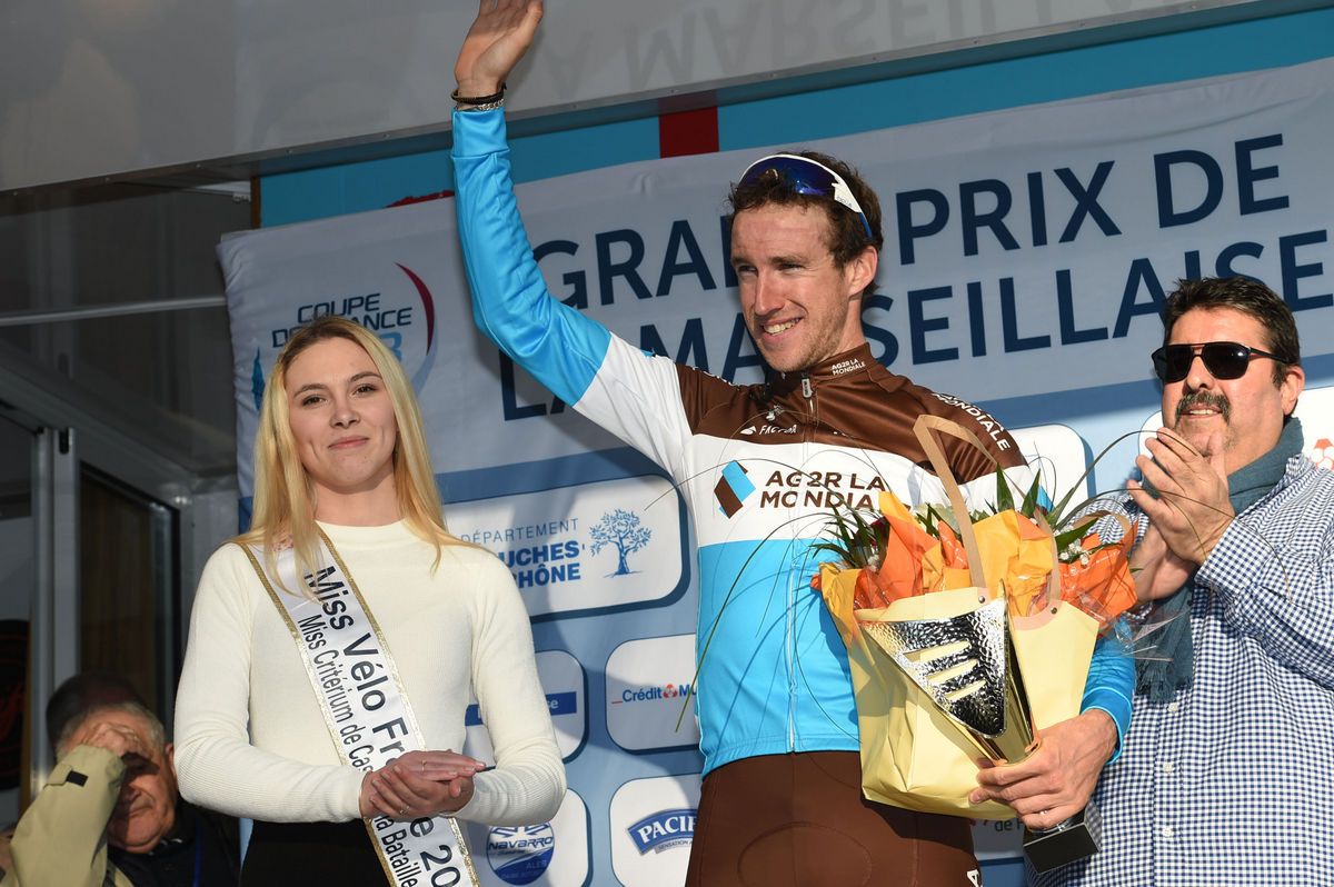 Alex Geniez (AG2R-La Mondiale) on the podium