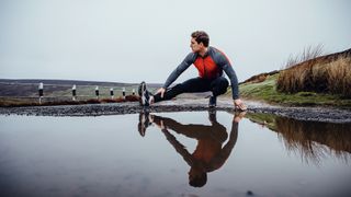 stretching before and after running 