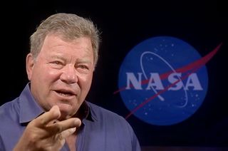 William Shatner, seen here in a 2016 NASA video.